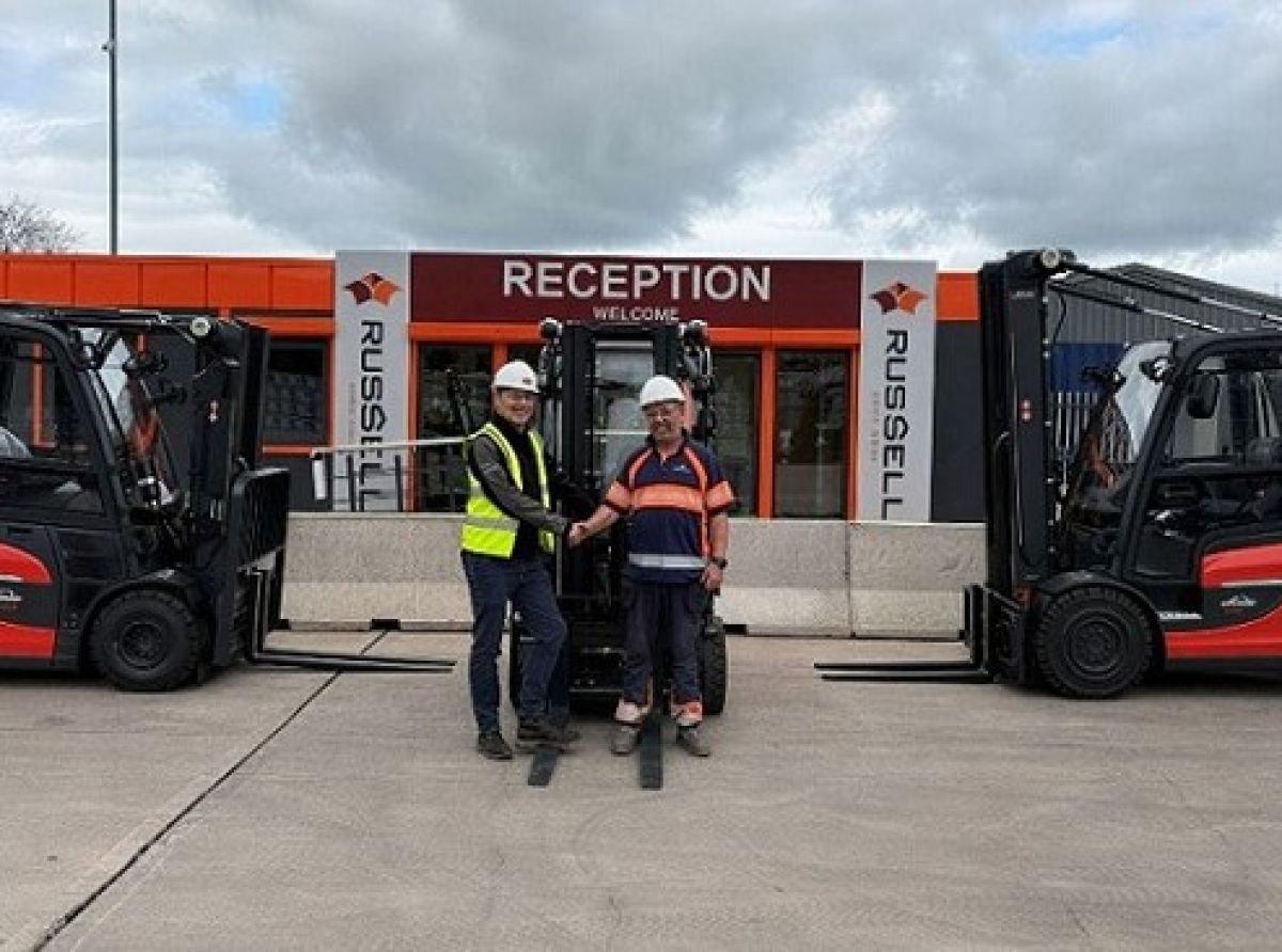 Russell Roof Tiles completes electric forklift transition with £300,000 investment